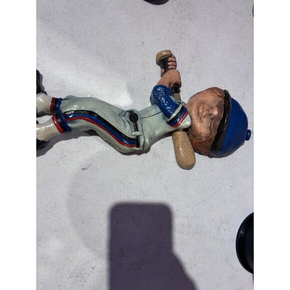 Vintage 1979 Handcrafted Ceramic Baseball Player Wall Plaque - Picture 3 of 11